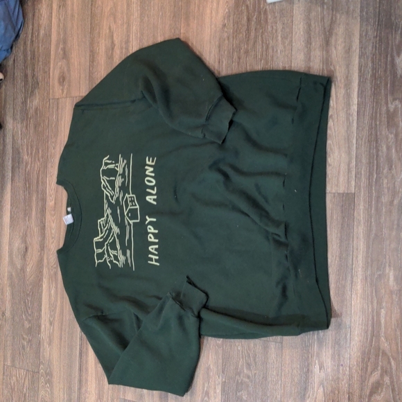 Stay Home Club Tops - "Happy Alone"  Stay Home Club Sweatshirt